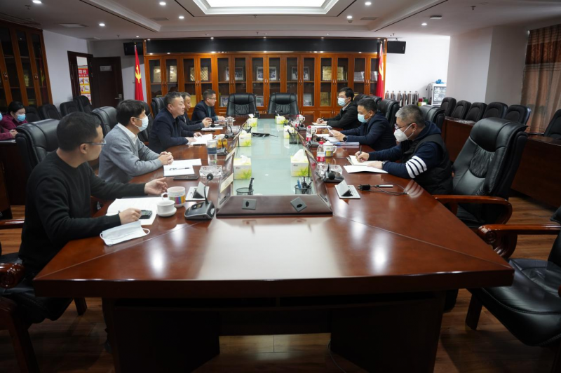 大成國資集團(tuán)黨委委員、法務(wù)總監(jiān)彭仁宏一行到江糧集團(tuán)調(diào)研指導(dǎo)
