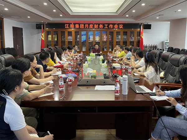 江糧集團召開月度財務經理工作會議
